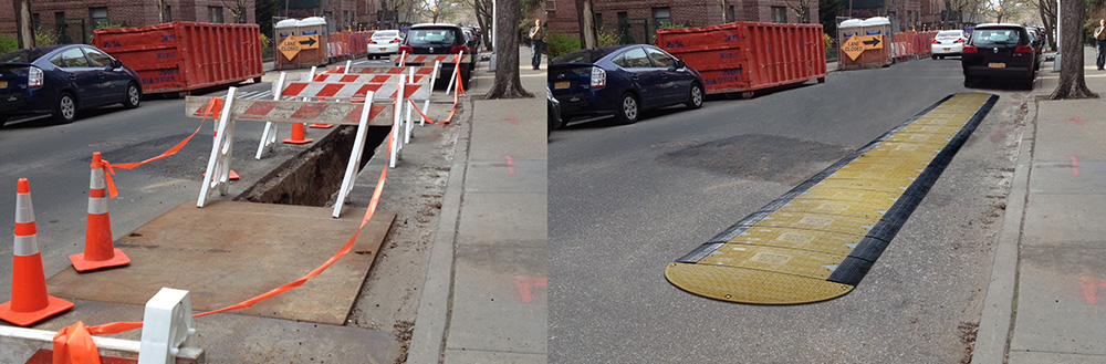The new cost saving alternative in road safety maintenance – WB safety road plate VS traditional steel road plates